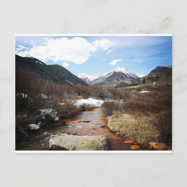 Geneva Creek In The Fall Postcard (Front)