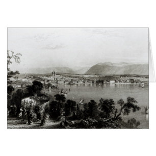 Geneva from Coligny, engraved by Robert Wallis