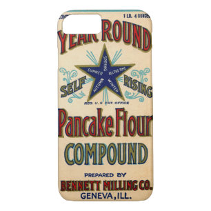 Geneva Illinois Bennett Milling Company Pancake iPhone 8/7 Case