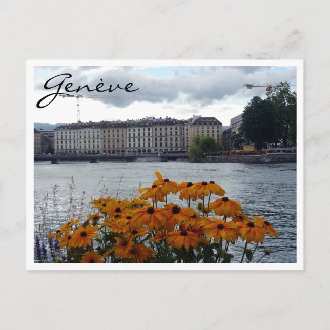 geneva lake floral postcard (Front)