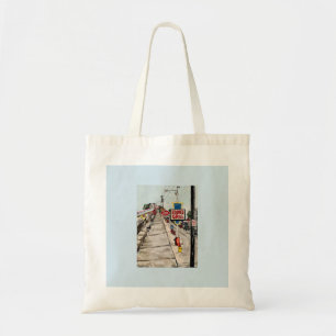 "Geneva- On-The-Lake Street View" Budget Tote Bag