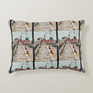 "Geneva-On-The-Lake Street View" Pillow