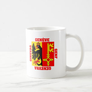 Geneva Switzerland Canton Flag Coffee Mug
