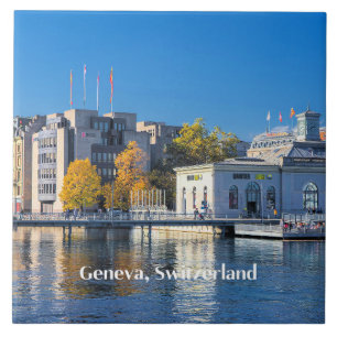 Geneva Switzerland Ceramic Tile