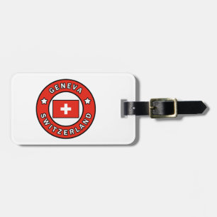 Geneva Switzerland Luggage Tag