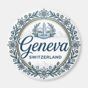 Geneva Switzerland Magnet