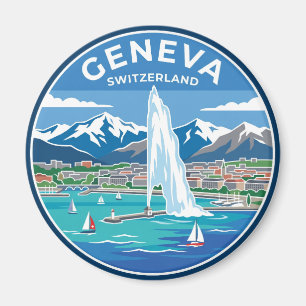 Geneva Switzerland Magnet