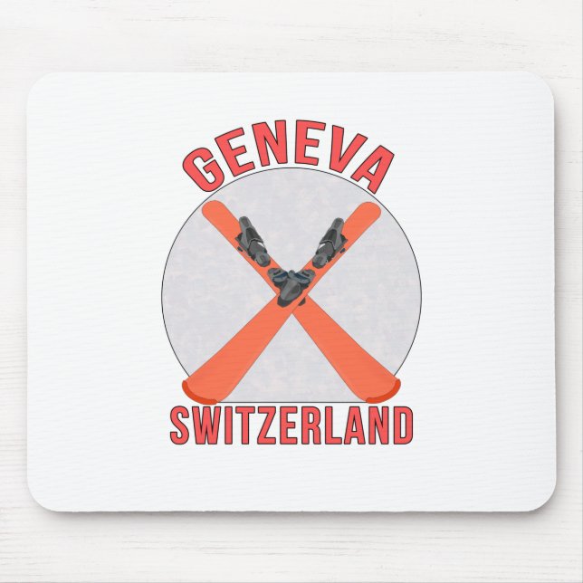 Geneva, Switzerland Mouse Pad (Front)