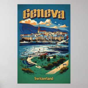 Geneva Switzerland Poster