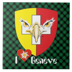 Geneva v Genève Schweiz Suisse Svizzera Fliese Ceramic Tile