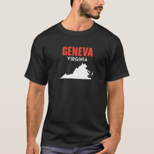 Geneva Washington USA State America Travel Washing T-Shirt