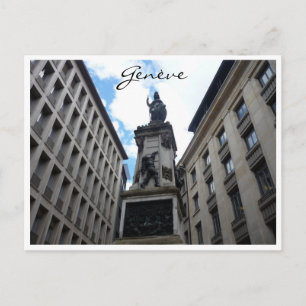 genève monument postcard