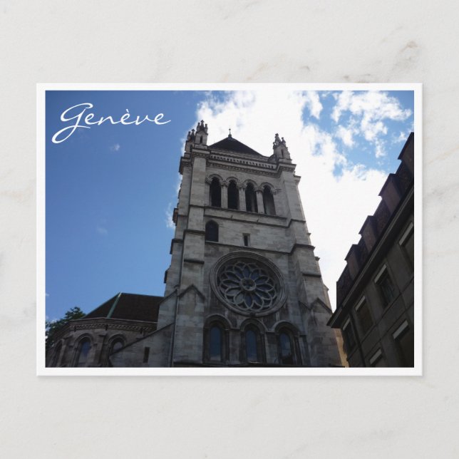 genève st peters postcard (Front)
