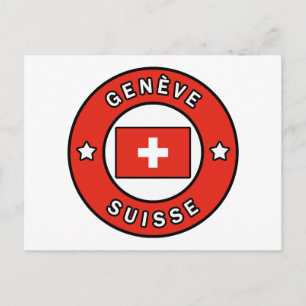 Genève Suisse Postcard