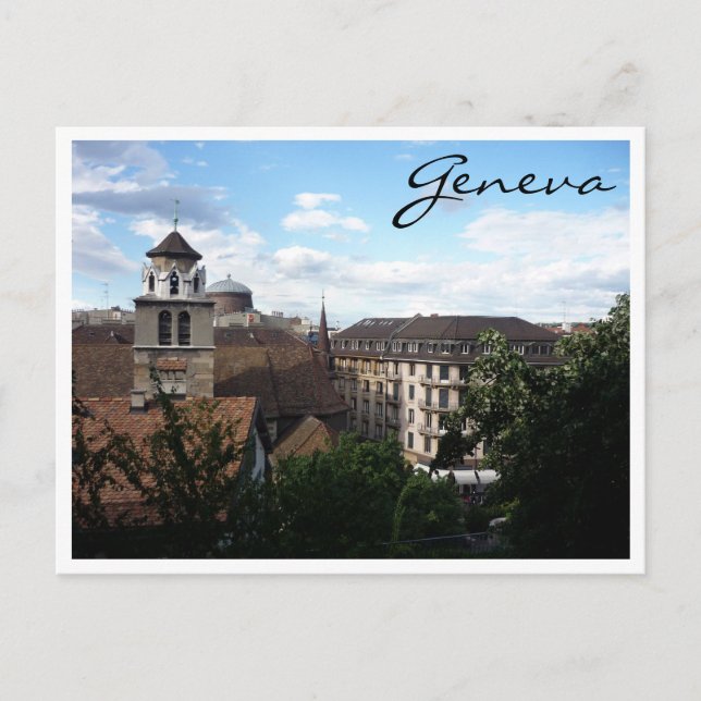 genève view postcard (Front)