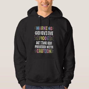 GENEVIEVE Personalised Name Funny Cute Custom GENE Hoodie