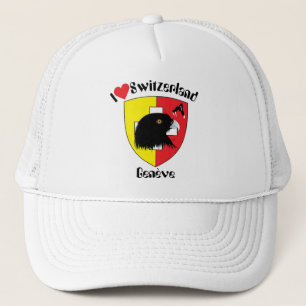 Genf, Genève, Ginevra, Genevra Mütze Trucker Hat