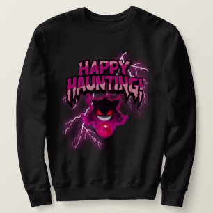 Gengar Shadow Pokémon "Happy Hunting" T-Shirt,Hood Sweatshirt