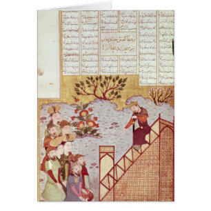 Genghis Khan addressing a congregation