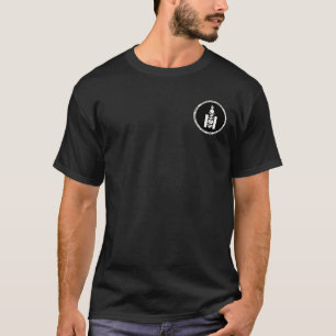 Genghis Khan / Mongol Black & White Symbol Shirt