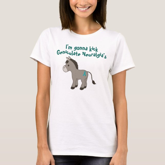 Geniculate Neuralgia Awareness Tshirt (Front)