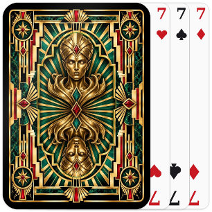 Genie, Art Deco Mythical Playing Cards