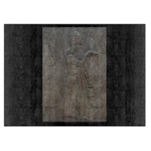 Genie Benisseur of Assyria an Mesopotamian god Cutting Board