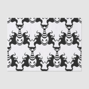 Genie Ghost Coming Out of Lamp Seamless Pattern Tissue Paper