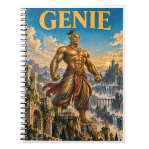 Genie, Gothic Fantasy Monster Notebook