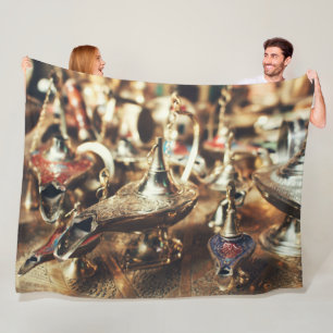 GENIE LAMPS FLEECE BLANKET