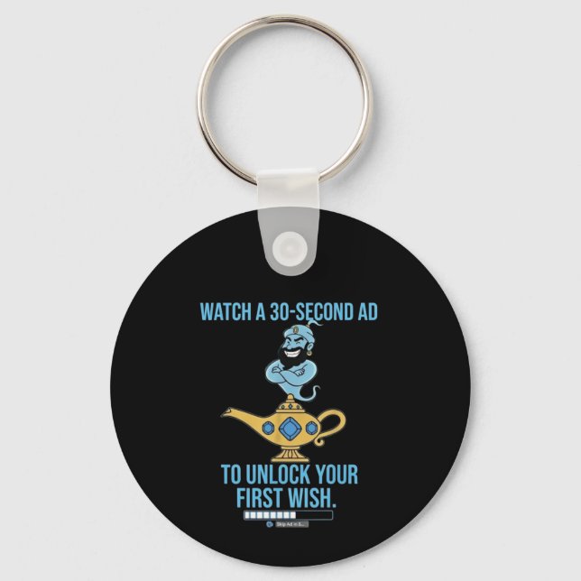 Genie loading watch ad to unlock wish key ring (Front)