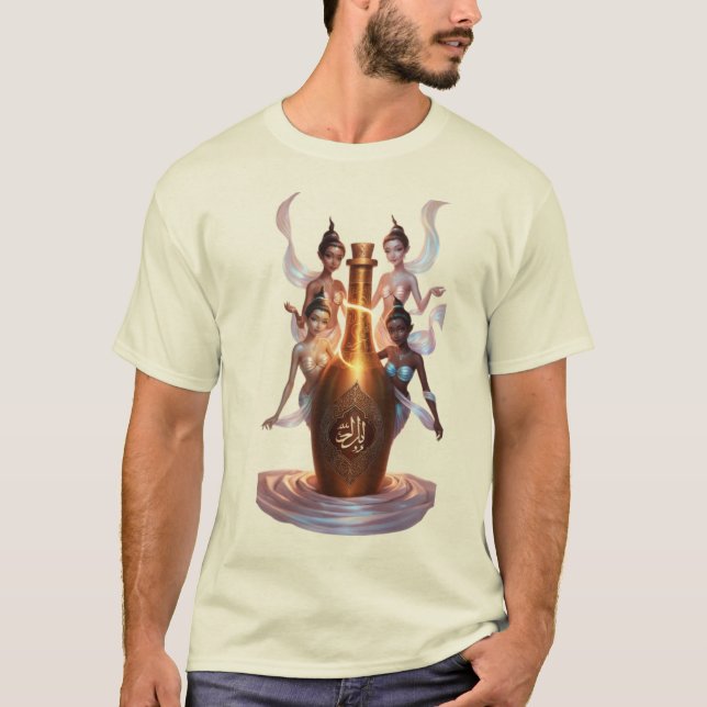 Genie Magic: Mystical Spirits Unleashed T-Shirt (Front)