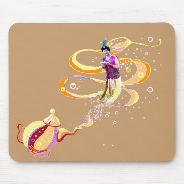 Genie with magic lamp mouse pad (Front)