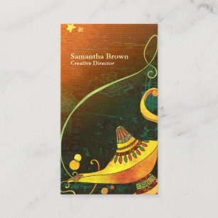 Genie's Lamp Event Planner Business Card