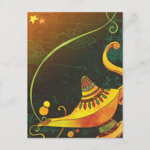 Genie's Lamp Postcard