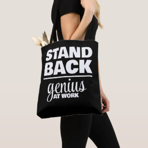 Genius at Work Tote Bag