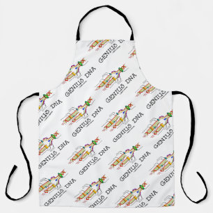 Genius DNA Molecular Biology Humour Apron