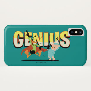 "Genius" Duck Dodgers & Eager, Young Space Cadet Case-Mate iPhone Case
