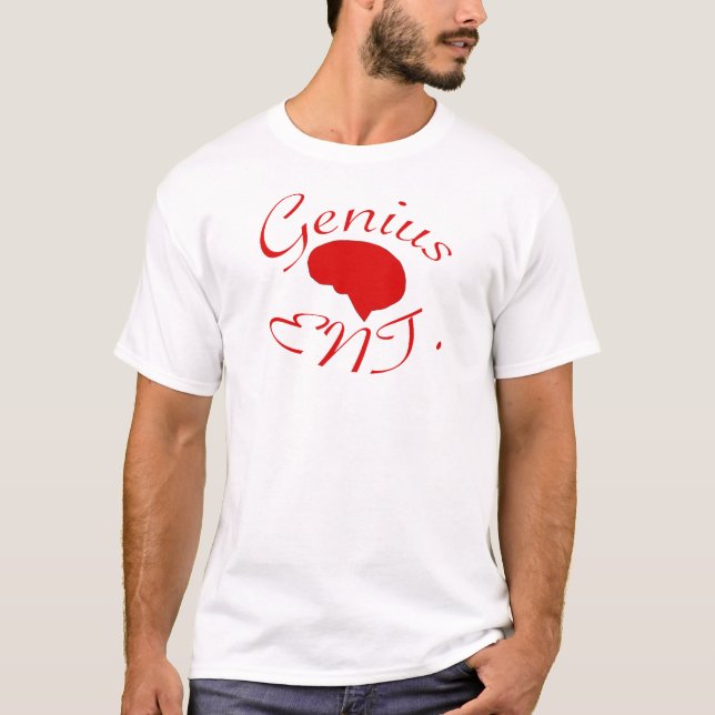 Genius Entertainment Red logo T-Shirt (Front)