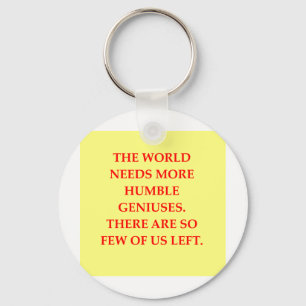 genius joke key ring