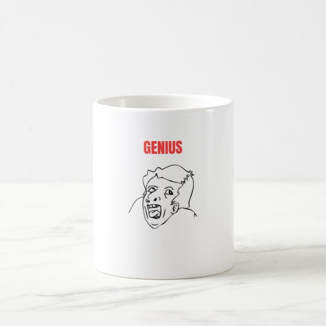 Genius Meme Coffee Mug (Center)
