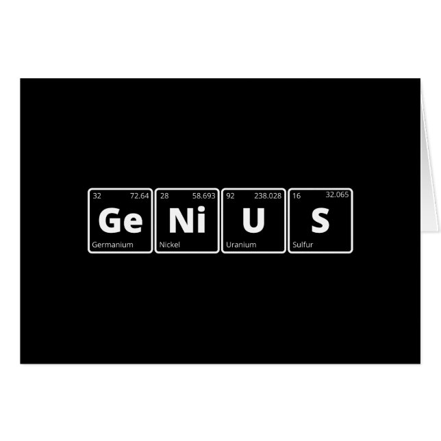 Genius - Periodic Table (Front Horizontal)