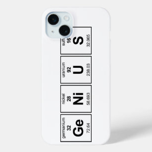 GeNiUS Periodic Table iPhone 15 Mini Case