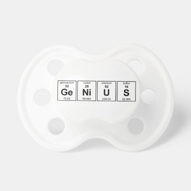 GeNiUS Periodic Table Dummy (Front)