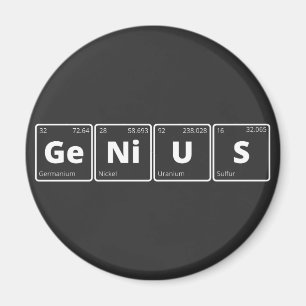 Genius - Periodic Table Magnet