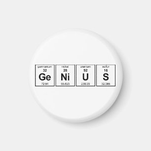 GeNiUS Periodic Table Magnet