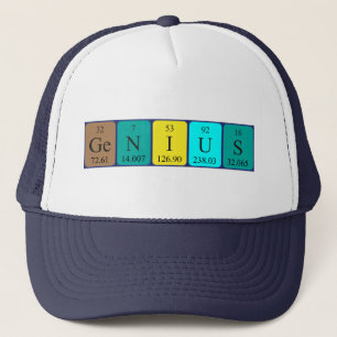 Genius periodic table name hat