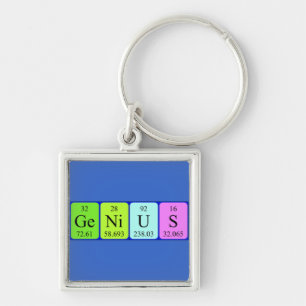 Genius periodic table name keyring