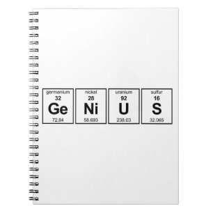 GeNiUS Periodic Table Notebook
