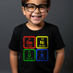 Genius Periodic Table Of Elements Science T-Shirt<br><div class="desc">Show off your smarts with this clever "Genius" periodic table t-shirt! This fun design spells out "Genius" using the chemical symbols for Germanium (Ge), Nickel (Ni), Uranium (U), and Sulphur (S). Perfect for science enthusiasts, teachers, students, or anyone who loves a good pun. This comfortable and stylish tee is a...</div>